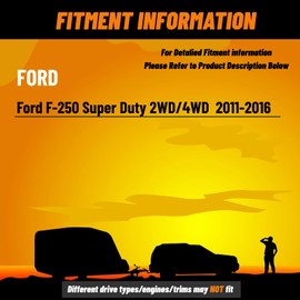 FR250SDG Rear Suspension Enhancement System | Bump Stop Fit for 2011-2016 Ford F-250 Super Duty 2WD/4WD | Rear Suspension Helper Springs