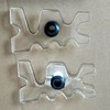 Clear Plastic Pool Billiard Cue Bridge Head Pool Stick Holder