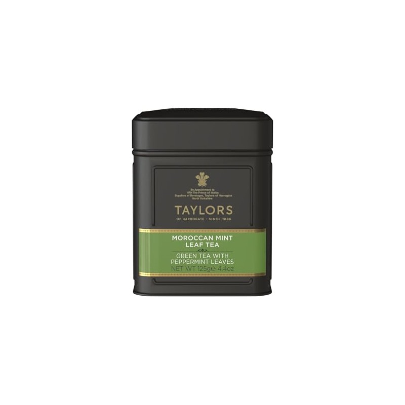 Taylors of Harrogate Moroccan Mint Green Leaf Tea Caddy 125g