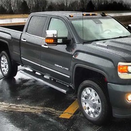 2X Denali HD Side Door Tailgate Letter Nameplate Emblem Badge 3D Replacement for Denali (Chrome)