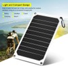 5V 10W USB Solar Panel, IP64 Waterproof Portable Solar Charging