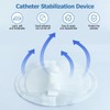 12 Pack Foley Catheter Stabilization Device, Self Adhesive Catheter Tube
