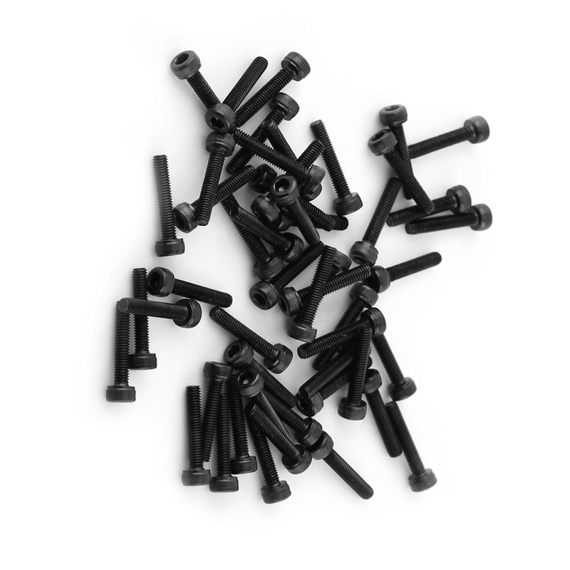 50 Pcs M3 x 16mm Hex Socket Cap Screws Bolts,