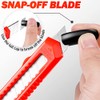 DIYSELF 30 Pack Box Cutter Retractable, 18mm Box Knife, Utility