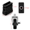 3” Locking Caster 1/2" Threaded Caster Socket Replacement for Charbroil