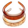 FOMIYES 2pcs Headbands for Women Teeth Comb Non-slip Hair Hoops