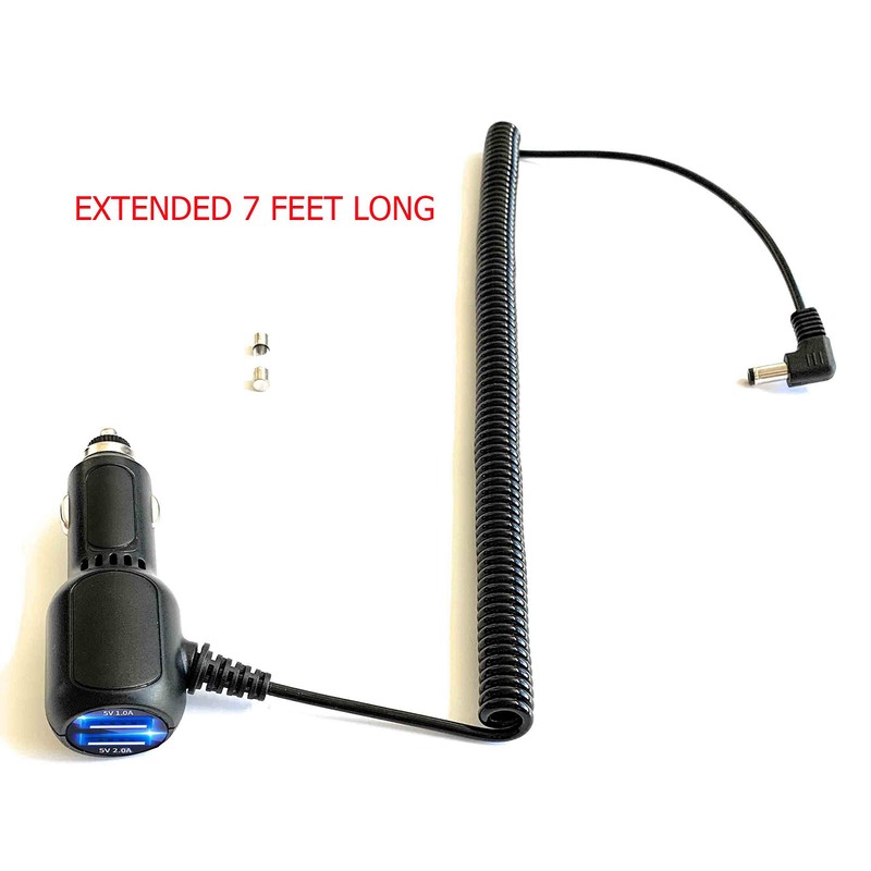 DCPOWER Coiled/Curled Power Cord Compatible Replacement for K40 RLS2 Radar