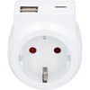 Unitec UNITEC Zwischenstecker mit 1x Schuko, 1x USB Typ C