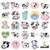 100 Pcs Cow Stickers for Laptop Water Bottles,Bicycle,Skateboard,Computer,Cow Animal Cute