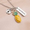bobauna IVF Fertility Wish Gift Pineapple Necklace Infertility Jewelry IVF