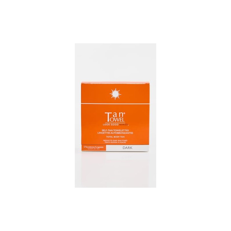 Tan Towel Total Body Tan Dark, 0.25 fl. oz.