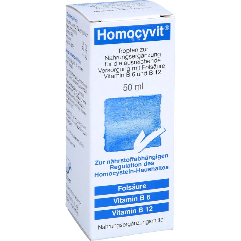 Homocyvit Drops to Support Normal Homocysteine Metabolism 50ml Solution