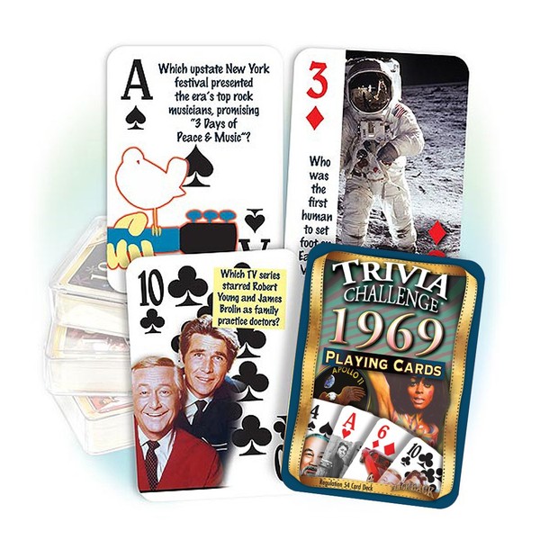 Flickback 1969 Trivia Playing Cards: Birthday