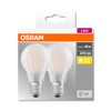 Osram LED Base Classic A Bulb E27 Warm White 2700K