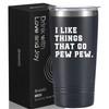 Onebttl Gun Lover Gifts for Men, 20oz Stainless Steel Tumbler