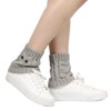 SHTGOI Women's Leg Warmers Ankle Warmers Knitted Leg Warmers Short