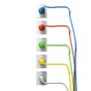 NEC ACT 230V connection cable schuko male (angled) - C13