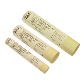 R&F Handmade Paints 261A Oil Pigment Stick 100ml Unbleached Titanium