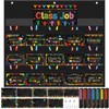 Fulmoon 86 Pcs Class Jobs Pocket Chart Set Teacher's Helper
