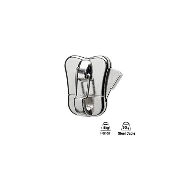STAS Zipper Pro - Picture Hanging Security Hooks for Clear