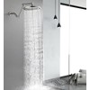 BRIGHT SHOWERS Brass Shower Arm Extender for Rain and Handheld
