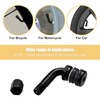 Motoforti 4pcs Metal 90 Degree Valve Stem Vacuum Tyre Valve