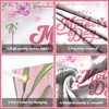 AIBIIN Happy Mother's Day Banner Pink Mothers Day Backdrop for