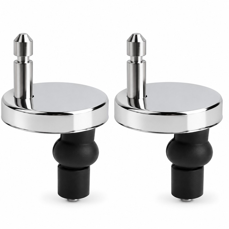 Stainless Steel Toilet Seat Bolt Replacement Kit, 2-Piece Top-Fix Hinge
