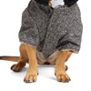 Reddy Grey Textured Fleece Dog Jacket, X-Large