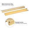 sourcing map Cabinet Finger Edge Pull, 6pcs 300mm/11.81 Aluminum Alloy