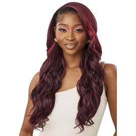 Outre Lace Front Wig - Perfect Hair Line 13X6 - Anycia (OFF BLACK 1B)