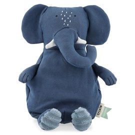 Trixie Plush Toy - Mrs. Elephant - Stuffed animal - 0m+ - Organic Cotton - Blue
