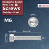 Kozelo 15pcs Cap Bolts Cap Bolts [M6-1 x 35mm] Hex