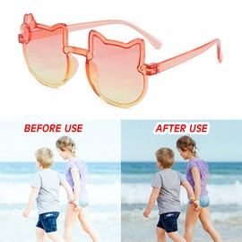 FOSDICK Pack of 7 Baby Sunglasses, Polarised Sunglasses, Children's Sunglasses, UV Protection, Colourful Sunglasses, Baby, Baby Sunglasses, Children's Sunglasses for Boys, Girls, multicoloured