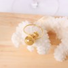 Fashion Ball Statement Ring for Women Stainless Steel Round Balls