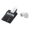 Casio Sumadora Casio Hr-170rc Escritorio Negra Mas Dos Rollos