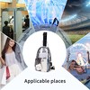 TINYAT Clear Sling Bag for Stadium Approved Transparent Bag Crossbody