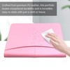 Zippered Padfolio A4 PU Leather Portfolio Organizer with Calculator for