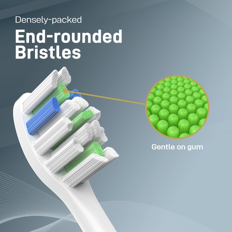 Toothbrush Replacement Heads Compatible with AquaSonic Black Series/Black Series pro/Vibe