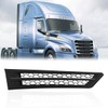 Left Black Cascadia Hood Side Grille Air Intake Vent Replacement