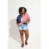 TIYOMI Ladies Plus Size 4th of July Shirts Short Sleeve