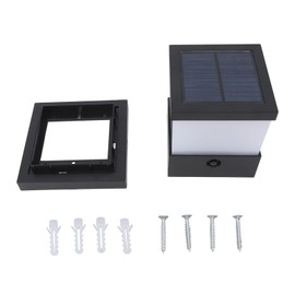 Outdoor Waterproof Solar Post Cap Light LED Solar Lamp Post Light Decorative Courtyard Landscape Lamp 3 Color Temperature 3000K 4000K 6000K