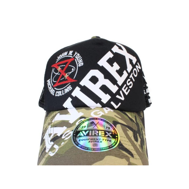 AVIREX Avilex Men's Hat, Mesh Cap, Large Sizes, XL, SPACE