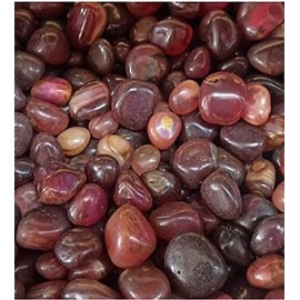 Royal Sapphire Brown River Rocks, Garden Rocks, Outdoor Decorative Stones, Natural Gravel, for Aquariums, Landscaping, Vase Fillers, Tillandsia, Cactus Pot, Terrarium Rocks, 4.5 lb (72 oz)