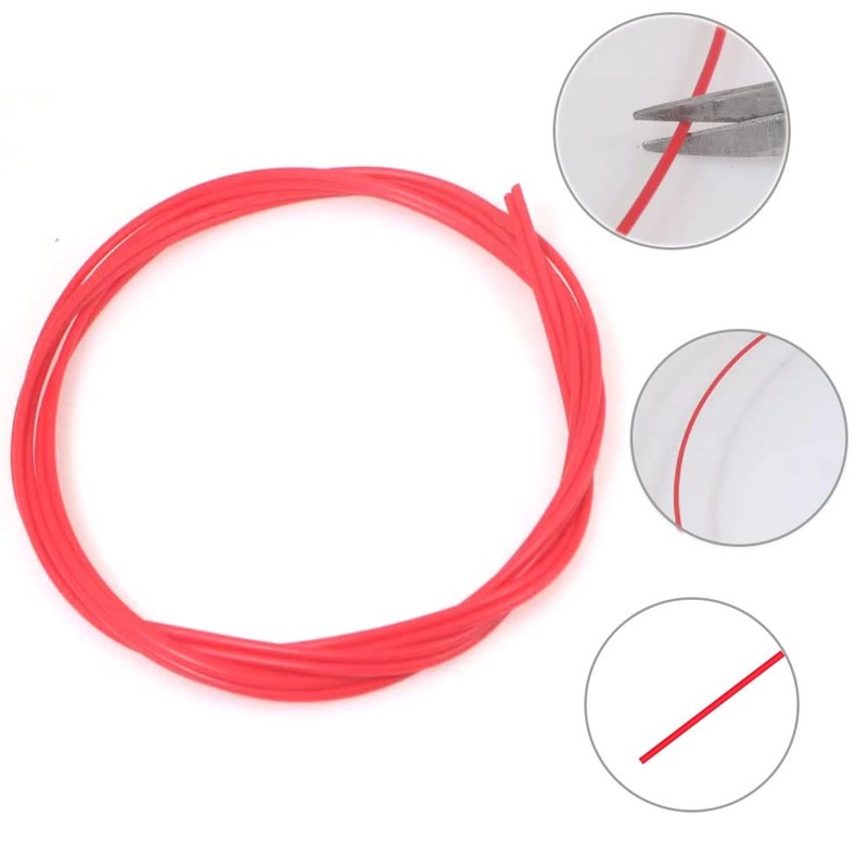 Spray Can Replacement Straws, Replacement Spray Can Extension Straw,Red Plastic