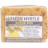 Harmony Soapworks Lemon Myrtle Soap Scrub Bar, 140 Grams