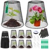 FELISTORY 12 Pack Chicken Wire Plant Covers, Chicken Wire Cloche