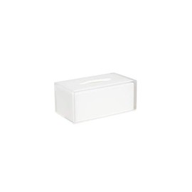 Jonathan Adler Women's Hollywood Long Tissue Box - Clear, White, One Size