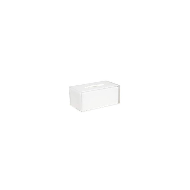 Jonathan Adler Women's Hollywood Long Tissue Box - Clear, White,