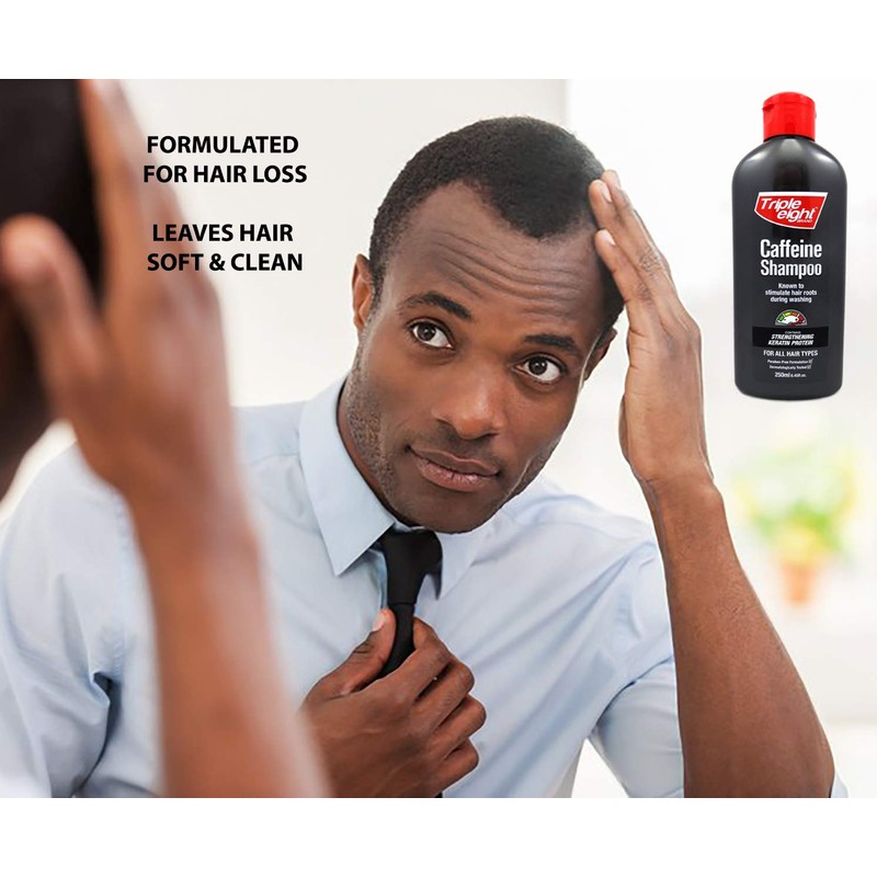 Caffeine And Keratin Shampoo to Stimulate Follicles In Fine, Thinning,